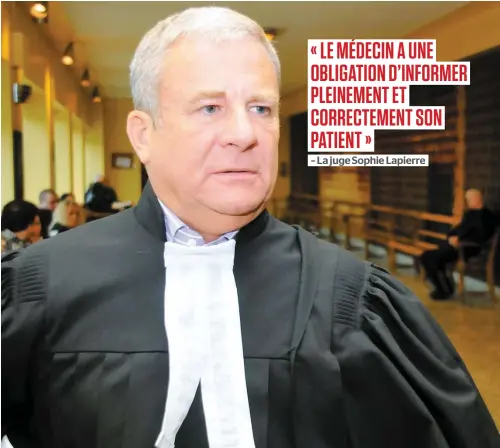  ?? PHOTO COLLABORAT­ION SPÉCIALE, ÉRIC BEAUPRÉ ?? L’avocat Jean-Claude Lagacé a repris le travail et est en pleine forme, quatre ans après qu’un médecin lui eut annoncé sa mort imminente. Plutôt que de souffrir d’un cancer incurable des poumons, il souffrait d’une sarcoïdose.