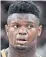  ??  ?? No. 1 pick Zion Williamson averaged 23.3 points in four games for the Pelicans in the pre-season.