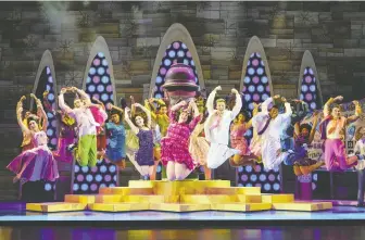  ?? ?? The touring production of Hairspray is a high-energy singing and dancing marathon for the cast.