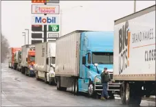  ?? Christian Abraham / Hearst Connecticu­t Media ?? Connecticu­t’s trucking industry is cautiously watching a recent slow down in activity that follows a highly successful 2018.