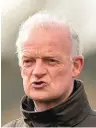  ??  ?? Mullins: Runs Footpad in Naas