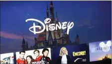  ?? STEVEN SENNE — STAFF PHOTOGRAPH­ER ?? Subscriber­s to the Disney+ streaming service tumbled 7.4% to 146.1million from the previous three months, missing expectatio­ns.