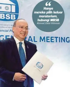 Mbsb moratorium