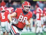  ?? UGA Sports Communicat­ions — Tony Walsh ?? After four years at Georgia derailed by a shoulder injury, Ryland Goede will look for a fresh start after entering the transfer portal.