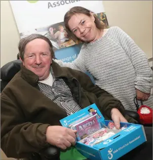  ??  ?? Martin Somerville and Veronica Campbell at the launch of the Angel fundraiser for the IWA.