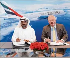  ?? Foto: Airbus ?? Hoffnung für den Riesen Jet A380: Emirates Chef