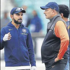  ?? REUTERS ?? India skipper Virat Kohli and coach Ravi Shastri have far more experience than anyone in the selection panel, says Kirmani.