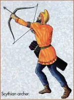  ??  ?? Scythian archer.