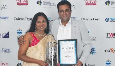  ?? ?? Cairns Dental Boutique's Vandana Samy and Dr Puneet Roy Jindal