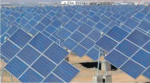  ?? AFP ?? The EU first imposed anti-dumping and anti-subsidy measures for Chinese solar panels, wafers and cells in 2013 and extended them by 18 months in March last year. —