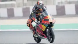  ?? FOTO: GETTY ?? Jaume Masiá. Buen trabajo de equipo del Red Bull KTM Ajo en la cronometra­da