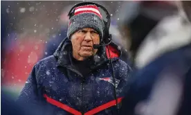  ?? Photograph: David Butler II/USA Today Sports ?? Bill Belichick and the New England Patriots ended the season 4-13, the worst record during his time with the team.