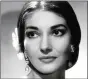  ??  ?? Maria Callas.