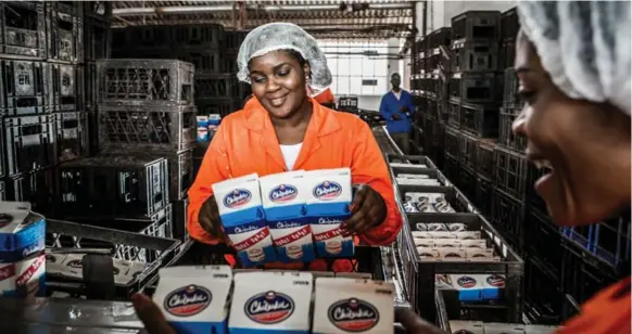  ?? TOM PARKER/ED ROBINSON/ONEREDEYE/SABMILLER ?? The brewing of traditiona­l African beer, fermented mostly from sorghum or millet, was once local but is increasing­ly big business. This is Zambian Breweries’ Chibuku brewery in Kitwe.