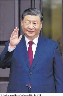  ?? Doug Mills / AP ?? Xi Jinping, presidente de China y líder del PCCh.