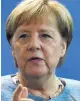  ??  ?? PREPARED Merkel