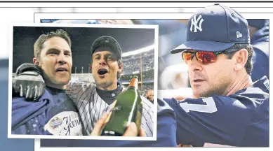  ?? Corey Sipkin; Getty Images ?? REMEMBER ME? Yankees manager Aaron Boone has played a big role in the club’s rivalry with the Red Sox, hitting the pennant-winning homer in 2003.