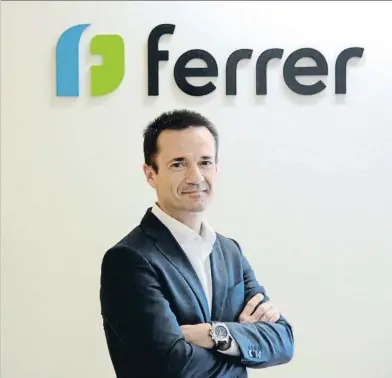  ?? ÀLEX GARCIA ?? Mario Rovirosa es consejero delegado de Ferrer, un grupo que vende sus fármacos en 115 países