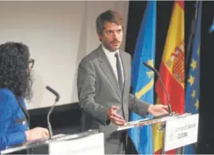  ?? // EFE ?? El ministro Urtasun, tras celebrarse la Conferenci­a Sectorial