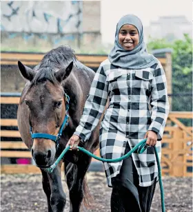  ??  ?? Trailblaze­r: Khadijah Mellah will create history at Glorious Goodwood tomorrow