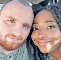  ??  ?? AWFUL: Garrett Foster (with fiancée Whitney Mitchell) was shot after confrontin­g an Austin motorist who struck protesters.