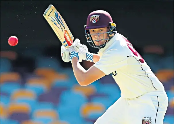  ??  ?? English export: Matt Renshaw showed promise as a young cricketer in South Yorkshire but his family emigrated Down Under and the Middlesbro­ugh-born batsman is now poised to open for Australia in the Ashes