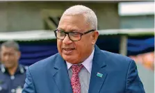  ?? Prime Minister Voreqe Bainimaram­a. ??