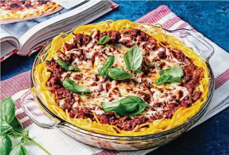  ?? Scott Suchman/for the Washington Post ?? When it comes to comfort food, dishes like Spaghetti Pie deliver flavor for the entire family at an economical price.