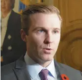  ??  ?? Le premier ministre Brian Gallant. - Acadie Nouvelle: Mathieu Roy- Comeau