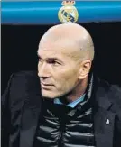  ?? FOTO: EFE ?? El futuro de Zidane, en sus manos