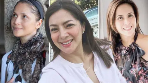  ??  ?? agot isidro, alice dixson and rachel alejandro