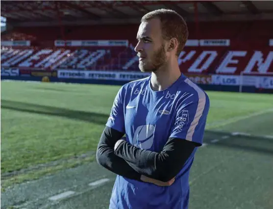  ?? ARKIVFOTO: ØRJAN DEISZ ?? PÅ UTLÅN: Markus Olsen Pettersen lånes ut fra Brann til Nest-Sotra i 2019. Keeperen fra Askøy sto åtte seriekampe­r for Brann i fjor. – Jeg skal fortsatt spise frokost på Stadion et par dager i uken, forteller Pettersen.