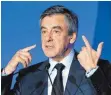  ?? FOTO: DPA ?? Trägt gerne teure Anzüge: der französisc­he Präsidents­chaftskand­idat François Fillon.