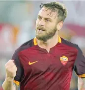  ?? GETTY ?? Daniele De Rossi: 500 presenze con la Roma e un sogno