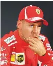  ?? Reuters ?? Sebastian Vettel