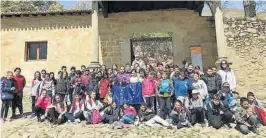  ?? ?? Escolares La fundación recibe al año numerosos grupos de escolares. 8