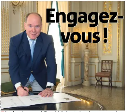  ??  ?? Dans le prolongeme­nt de l’Accord de Paris sur le climat, le gouverneme­nt lance le Pacte national pour la transition énergétiqu­e. Monégasque­s, résidents et salariés de Monaco y sont invités à lutter contre la pollution. Quelques clics suffisent à...