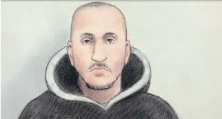  ?? COURT SKETCH BY LAURIE FOSTER-MACLEOD ?? Alaa Asiri, 34, has been sentenced to 10 years in prison.