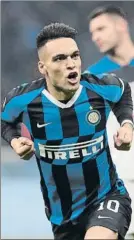  ?? FOTO: GETTY ?? Lautaro y el Inter deben remontar