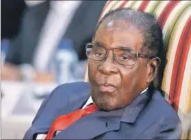  ??  ?? Comrade no more: ‘Mr’ Robert Mugabe can no longer use Zimbabwe’s state machinery to push his personal agenda. Photo: Phill Magakoe/AFP