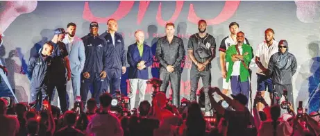 Boxers arrive in Riyadh for historic 5 vs. 5 event - PressReader
