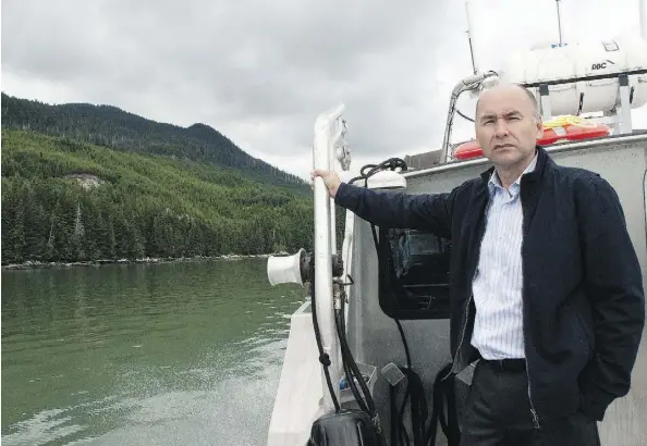  ?? ROBIN ROWLAND ?? Former Haisla chief Ellis Ross says pro-energy developmen­t First Nations groups are worried about losing once-in-a-lifetime opportunit­ies from energy projects, though opponents get the most attention through their lawsuits and protests. If projects do slip away, Ross fears the Haisla will remain dependent on handouts. “Basically, they lose the future,” he said.