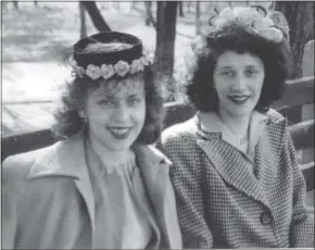 ?? COURTESY OF KEYSTONE VILLA AT FLEETWOOD ?? Lois (Albrecht) Henne-Tearney and Ruth (Fahnauer) Mengel as teenagers.