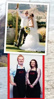  ??  ?? Chris and Bex, who married in Wanaka, called time on their seven-year romance after the show finished filming.