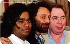  ?? ?? (centre) and Shazney Lewis starred in 2002 success Bend It Like Beckham; AR Rahman (left),
Bombay Dreams; and Howard Brenton’s play Drawing the Line focuses on India’s partition