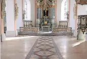  ?? FOTO: WOI ?? Die Bänke in der St.-Andreas-Kirche wurden nach der Generalübe­rholung nicht wieder aufgestell­t – und zwar bewusst.