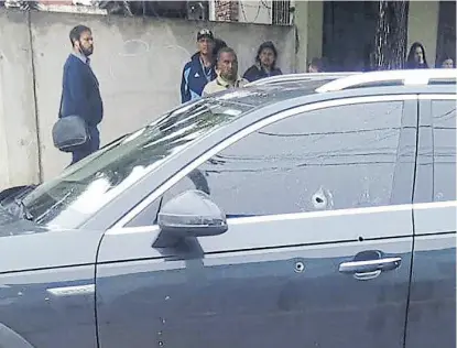  ?? Archivo ?? El financista Diego Xavier Guastini fue acribillad­o dentro de su automóvil, en Quilmes