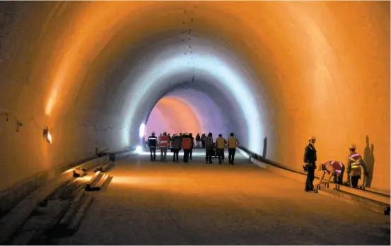  ?? FOTO ?? Desde 2008 se construye el túnel de La Línea, un proyecto que une a los departamen­tos del Tolima y Quindío y que al día de hoy le hace falta un 12 por ciento de ejecución, lo que requiere una inversión total de $224.742 millones de pesos.