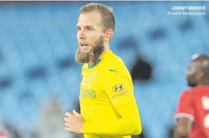  ?? Picture: Backpagepi­x ?? JEREMY BROCKIE