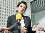  ?? [APA] ?? Neos-Spitzenkan­didatin Indra Collini: Die Partei bleibt im Landtag, aber weiter ohne Klub.